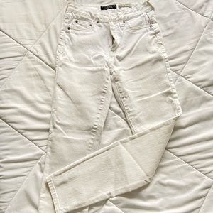 Aeropostale high-waisted white jeans